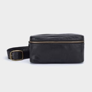 Molly G Black Leather Marley Belt Bag - New!